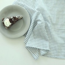 Heim&Heim亞麻格紋條紋廚房抹布 50*40cm, 覈對, 1個