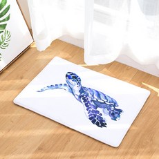 LIVING POP 廚房浴室防滑插畫地墊 烏龜, B1