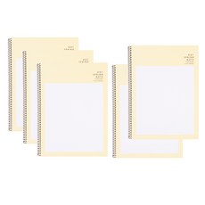 CNG 도트 스프링 노트, 옐로우, 5개입