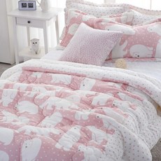 지베딩 미쓰곰도리 착색번아웃 극세사 이불