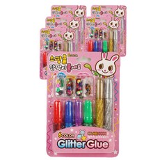 스파클링 반짝이풀 세트, 랜덤 발송, 6개입