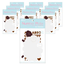 레이테크 넘버 플레이트 SC102, 양, 10개