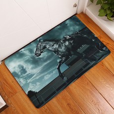 리빙팝 주방욕실 미끄럼방지 야생마 발매트, A7, 1개