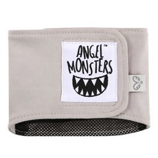 PUPPY ANGEL 公狗天使怪獸印花腰帶 米色, 2XL, 1個, 1個