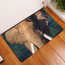 利平帕 廚房浴室防滑大象地墊, D12