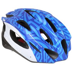 KINGKA SPORTS 自行車拼色安全帽 MV19, 白藍
