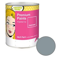 노루페인트 팬톤 멀티 에그쉘광 페인트, 실버 블루, 1L, 1개