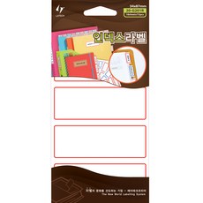 LATECH 索引標籤紙 20-G201 4 x 87 毫米, 紅色, 10片