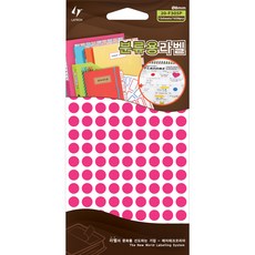 LATECH 分類用標籤貼紙 20-F305 P 螢光粉紅, 10入