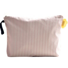 SEMOMS 尿布收納包, 粉色 條紋款