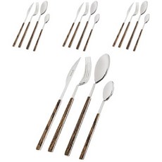 PINTI 餐具組 4組 16入, Wenge, 1組