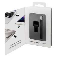 에이데이타 애플전용 USB3.1 OTG메모리 JET BLACK AI920, AI920(128GB), 1개