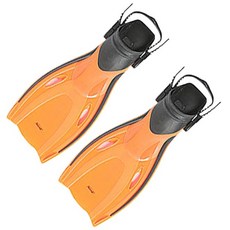 beend. 兒童蛙鞋 綁帶可調式 JF-01, 橘色