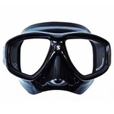 스쿠바프로 플럭스 트윈 스노클링 마스크, 블랙, 1개