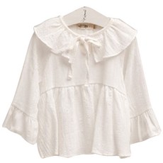 WISHKIDS 2-女孩的裝飾襯衫