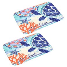 Pinkmango 海底圖案廚房地墊 2入, 龜
