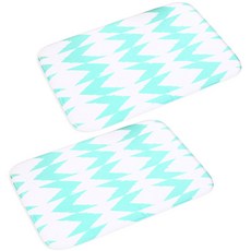 粉紅芒果圖案廚房地墊 2入, G