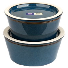 ROYAL VENTON Blanc Chantong Air Hospitality 1 人套組復古藍色, 空氣+空氣蓋+碗+碗蓋, 1套