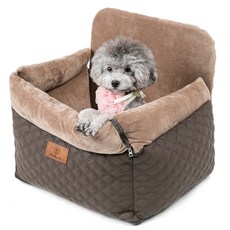 DING DONG PET 寵物車用座椅, 棕色