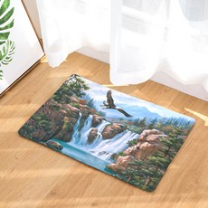 Living Pop廚房浴室防滑風景插圖腳踏墊 C, 14