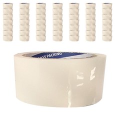 BOSS 中型包裝用封箱膠帶 63MIC 48mm x 50m, 50入, 白色