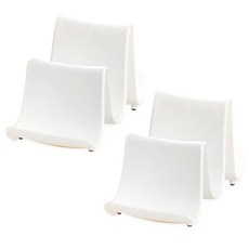 비케이 접시 냄비 랙스토리지, 화이트, 2개입