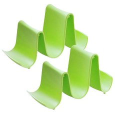 비케이 접시 냄비 랙스토리지, 그린, 2개입