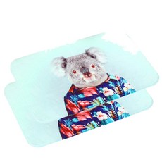 Pinkmango 動物圖案廚房地墊 2入, 考拉