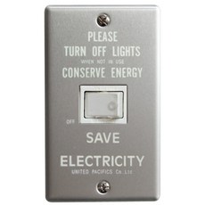 PFS復古開關面板 Alumi 1格 白色+開關+蓋板, 1套