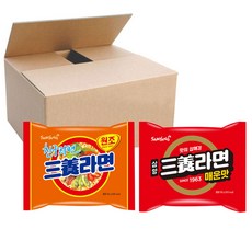 Samyang Foods 三養 元祖拉麵 120g 6包 + 辣味拉麵 120g 18包組, 1組