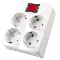 winners 插入式食品安全 4 孔多插座, 1個