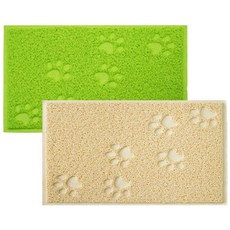 積木式貓咪方形貓砂墊 2入, 隨機出貨, 2個