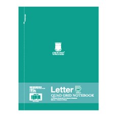 옥스포드 절취 방안노트 LETTER, 메탈그린, 1개