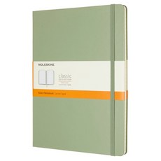 몰스킨 클래식 플레인 하드커버 노트 엑스라지, 윌로우 그린, 1개