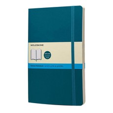 몰스킨 클래식 도티드 소프트커버 노트 라지, 언더워터 블루, 1개