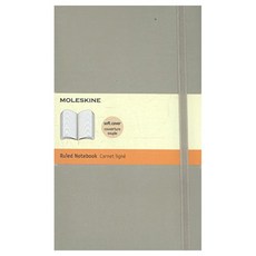몰스킨 클래식 룰드 소프트커버 노트 라지, 카키 베이지, 1개