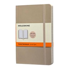 몰스킨 클래식 룰드 소프트커버 노트 포켓, 카키 베이지, 1개