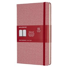 몰스킨 블랜드 룰드 노트 라지, 레드, 1개