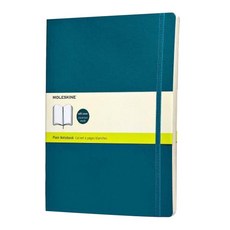 몰스킨 클래식 플레인 소프트커버 노트 엑스라지, 언더워터 블루, 1개