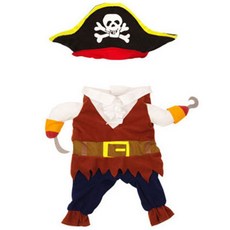 INTERM CORPORATION HOOPET 寵物狗貓角色扮演服飾, 海盜船長