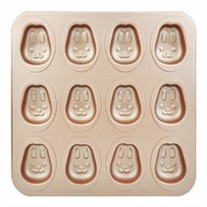 兔子造型鬆餅模具 12入, 1個