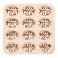 12格汽車造型鬆餅烤盤, 1入