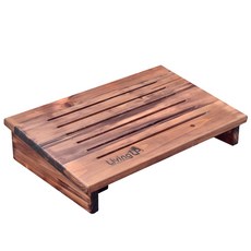 심폼 통판형 원목 발판, 다크우드