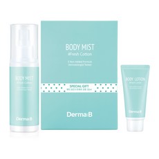 더마비 프레쉬 코튼 바디미스트 80ml + 바디로션 30ml 세트, 1세트