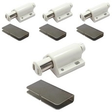 MetalKorea C23 五金玻璃用單觸式磁鐵 白色, 4套