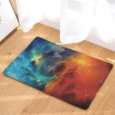 LIVING POP 廚房浴室防滑彩色宇宙地墊, B7