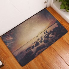 Living Pop 廚房浴室防滑自然圖案地墊 B, 14