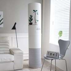 BEBE DECO 3層彈性立式空調防塵罩 植栽款, 綠色