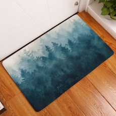 Living pop 廚房浴室防滑森林圖案腳踏墊, 15