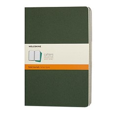 몰스킨 까히에저널 룰드 노트 엑스라지, 미틀 그린, 3개입